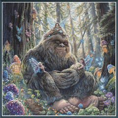 Peaceful Bigfoot [LARGE] - PDF Digital Download
