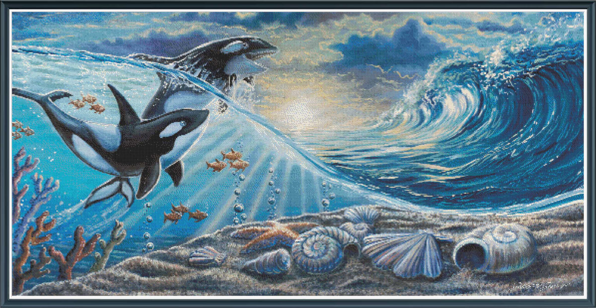 Playful Orca's - PDF Digital Download