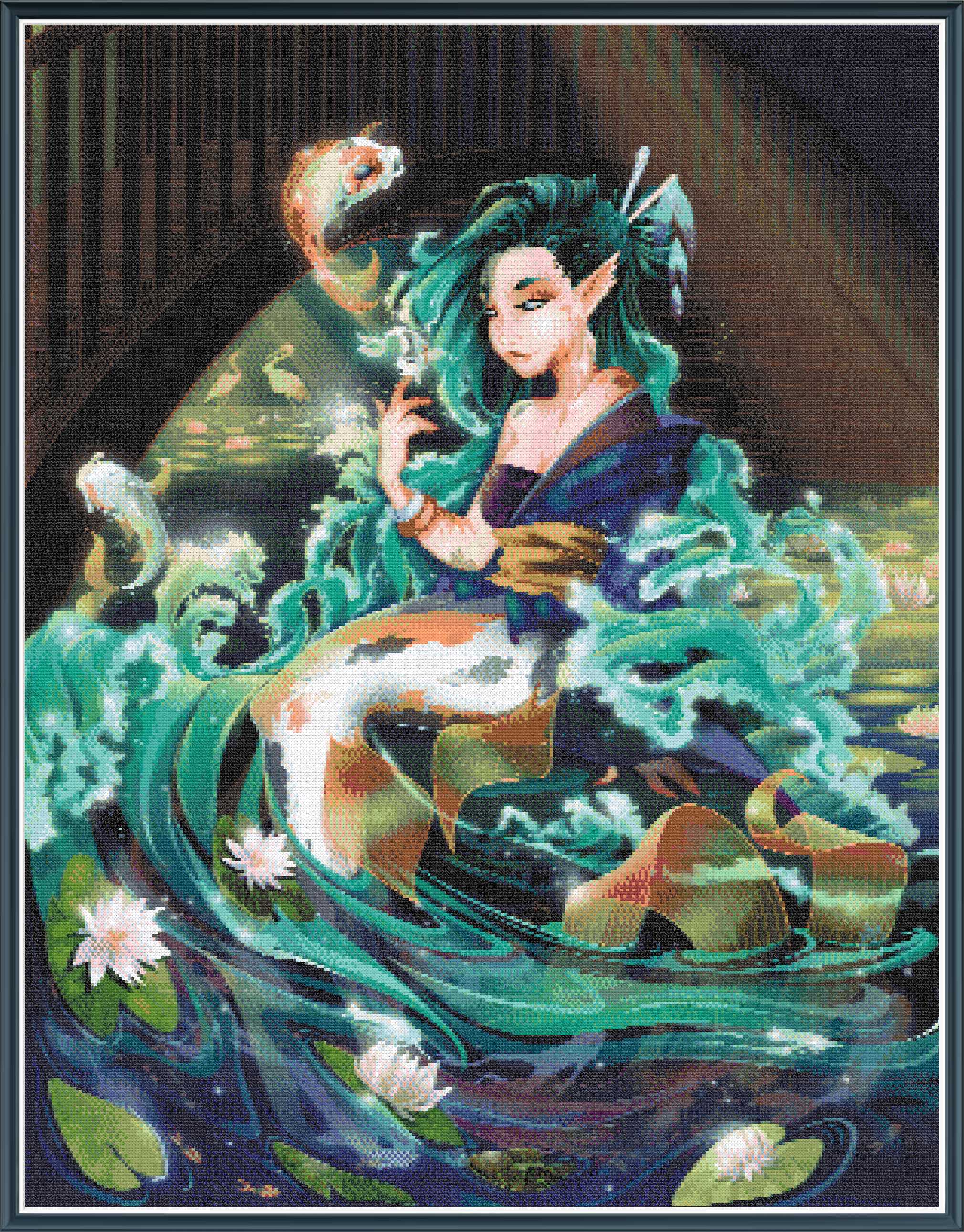 River Mermaid - PDF Digital Download