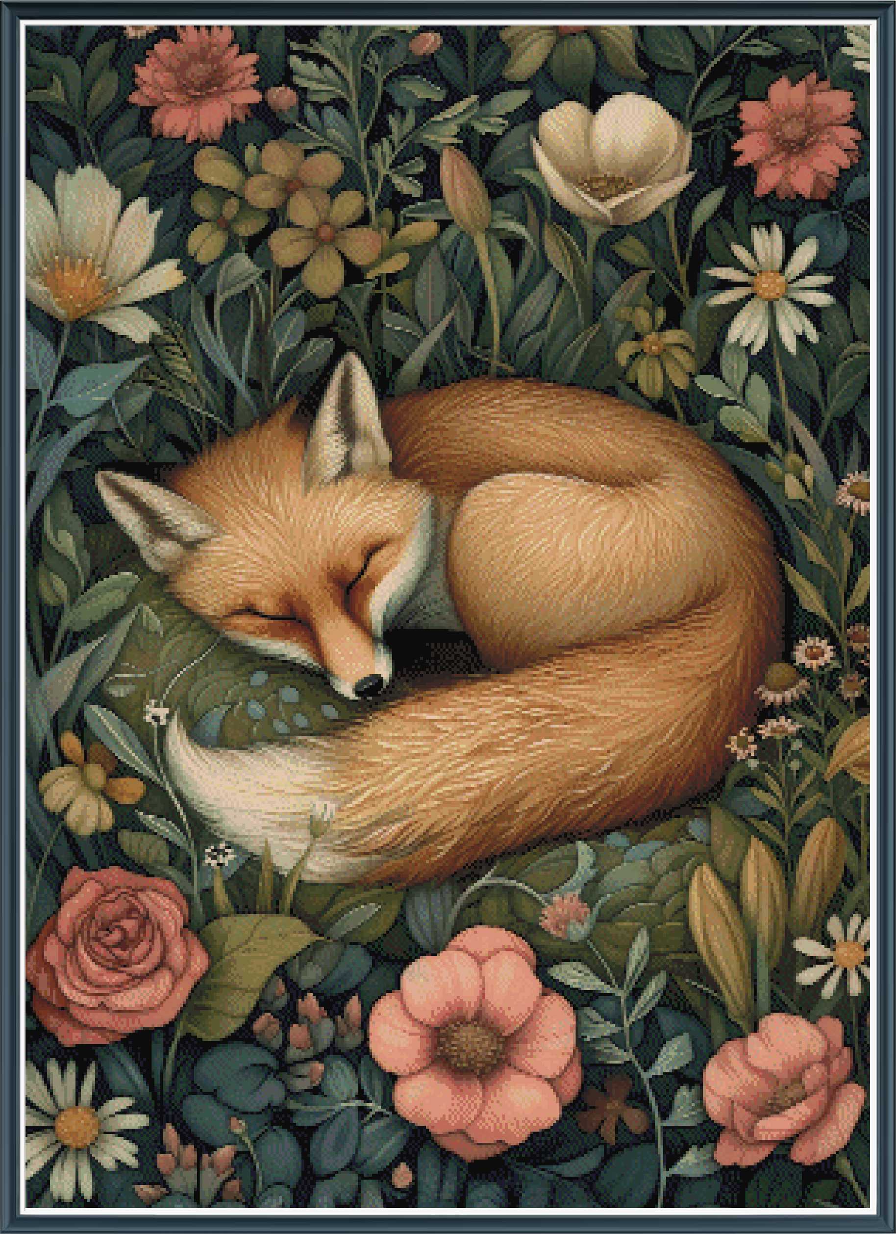 Sleeping Animals Fox - PDF Digital Download