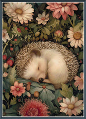 Sleeping Animals Hedgehog - PDF Digital Download