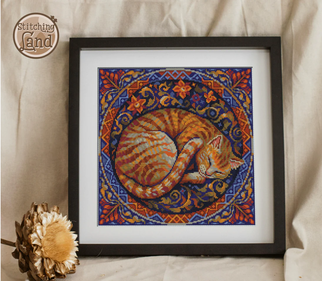 Sleeping Cat Square [sun-0262]