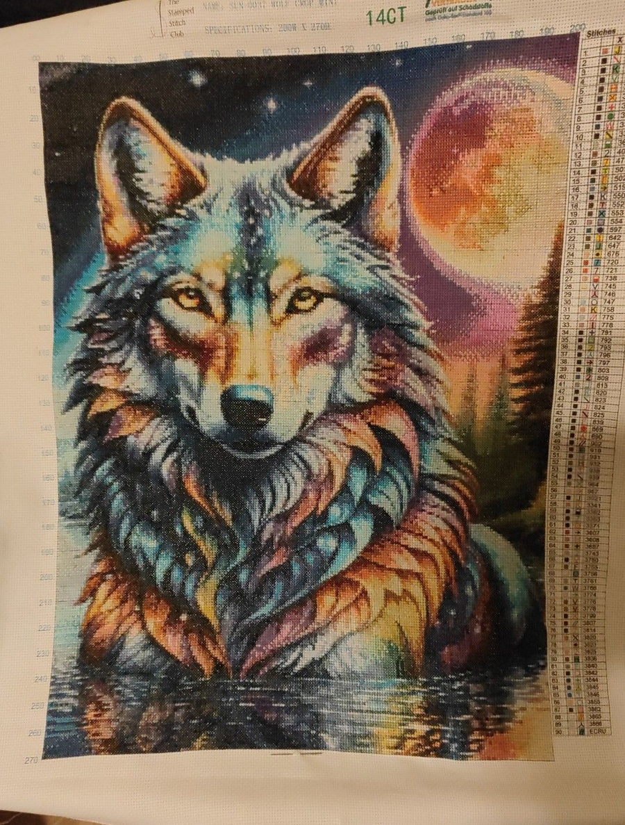 Magical Wolf Moon Crop before washing