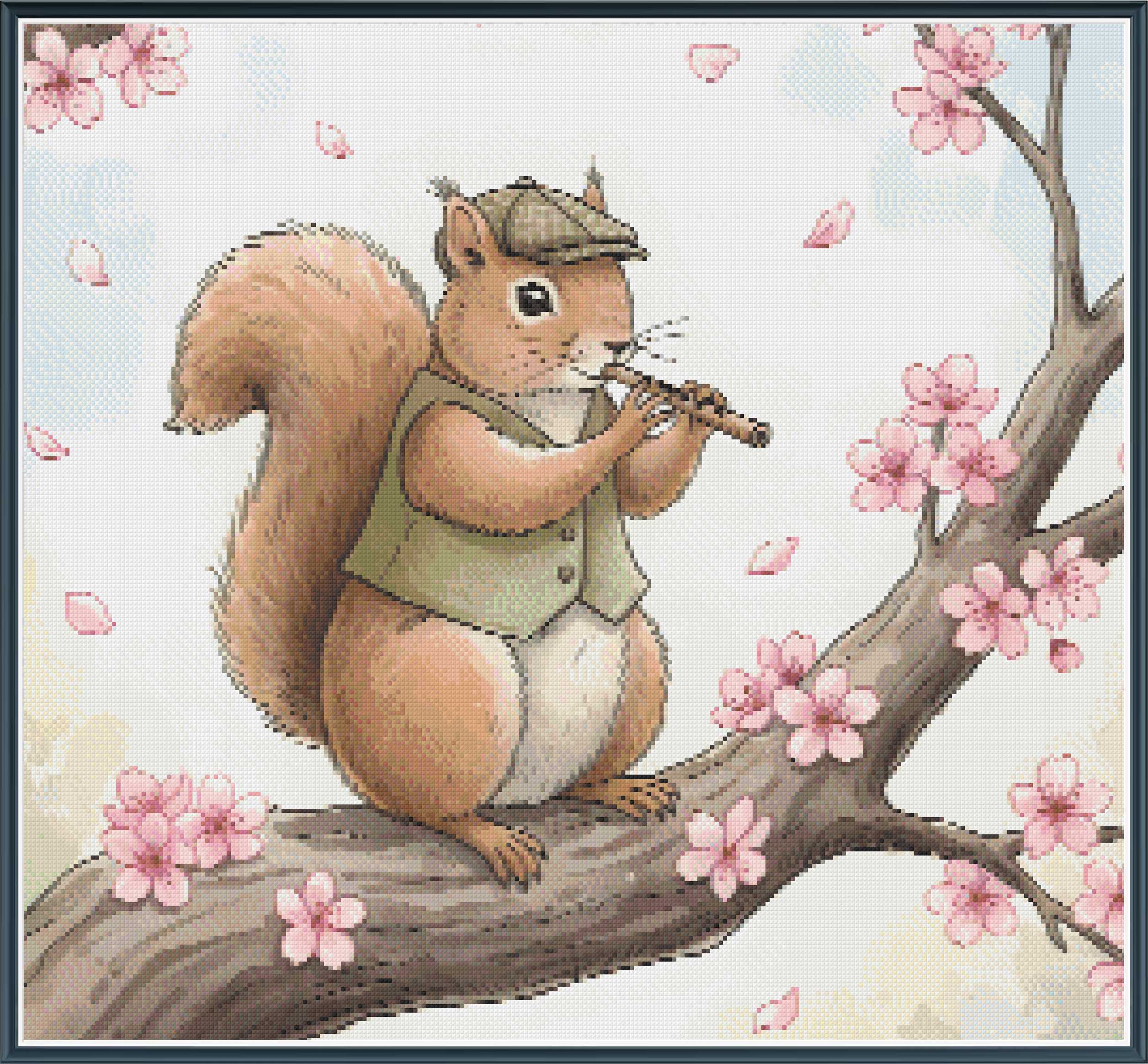 Squirrels Spring Tune Crop [Sun-0440]