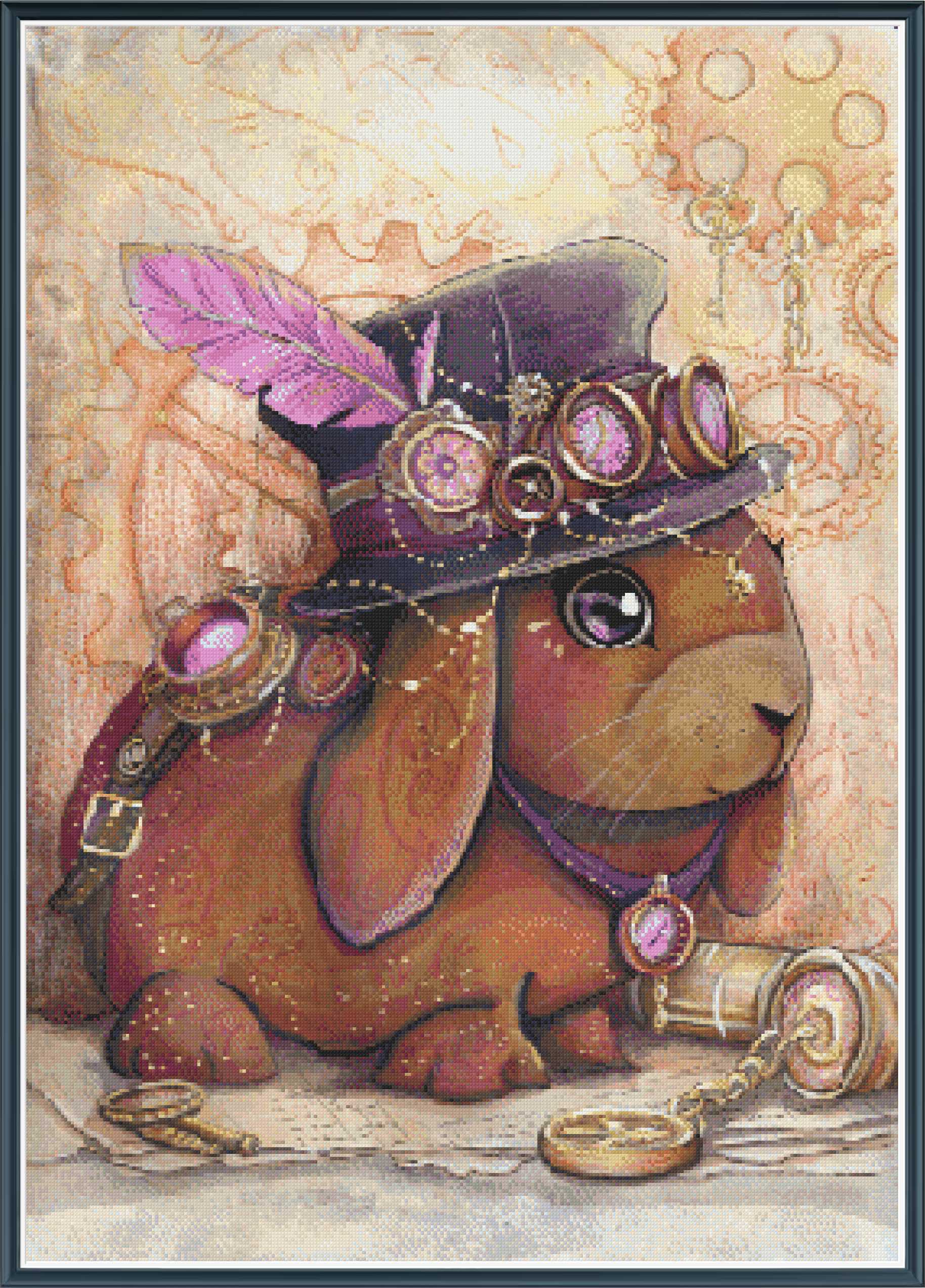 Steampunk Bunny - PDF Digital Download