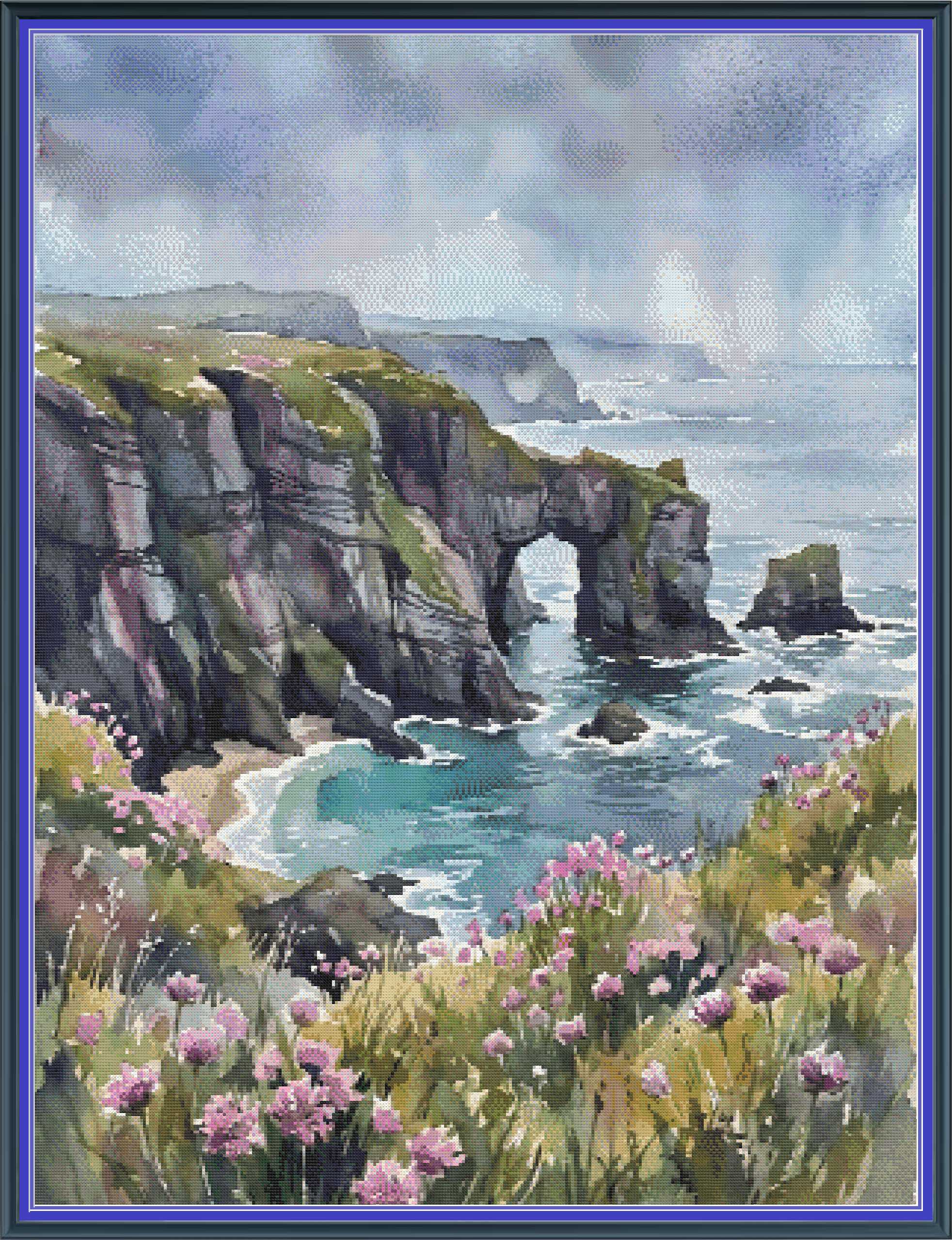Stormy Cliffs - PDF Digital Download
