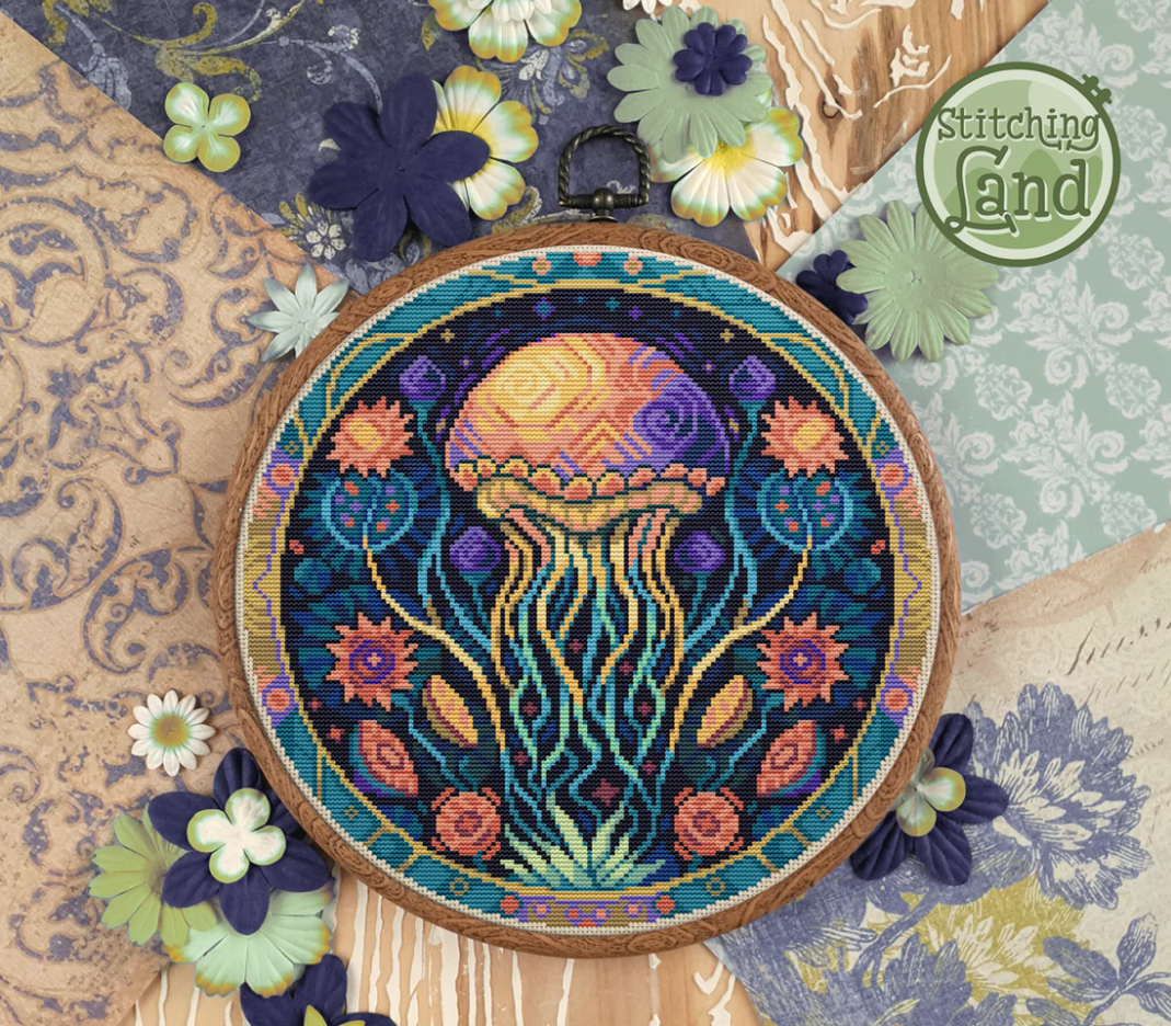 Art Nouveau Jellyfish [SUN-0205]
