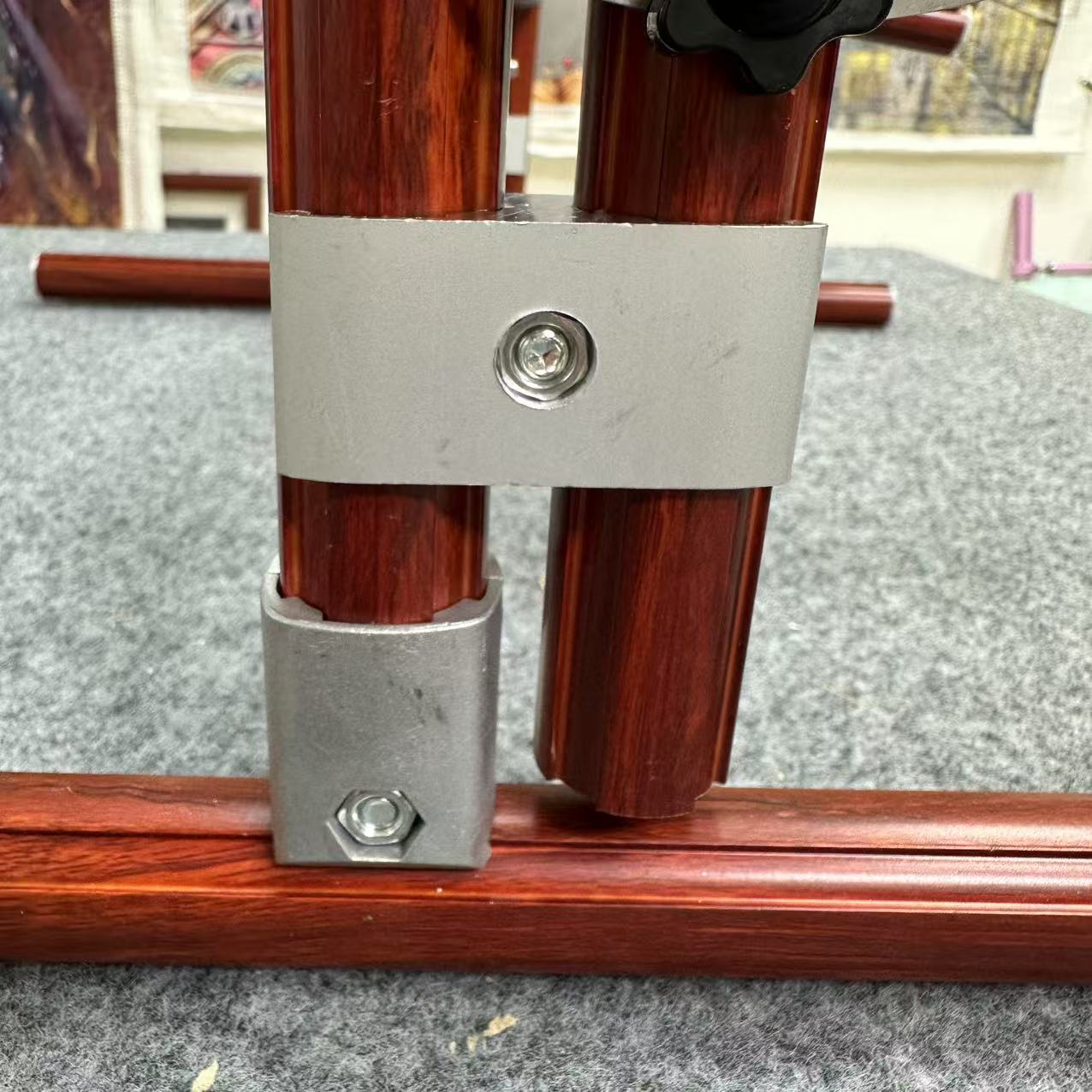 【Third Generation】 Adjustable Tabletop Cross Stitch Embroidery Frame Base, Aluminum Alloy, Height 13-25cm / 5.12-9.84 inches, 90°-180° Angle, DIY Needlework Stand